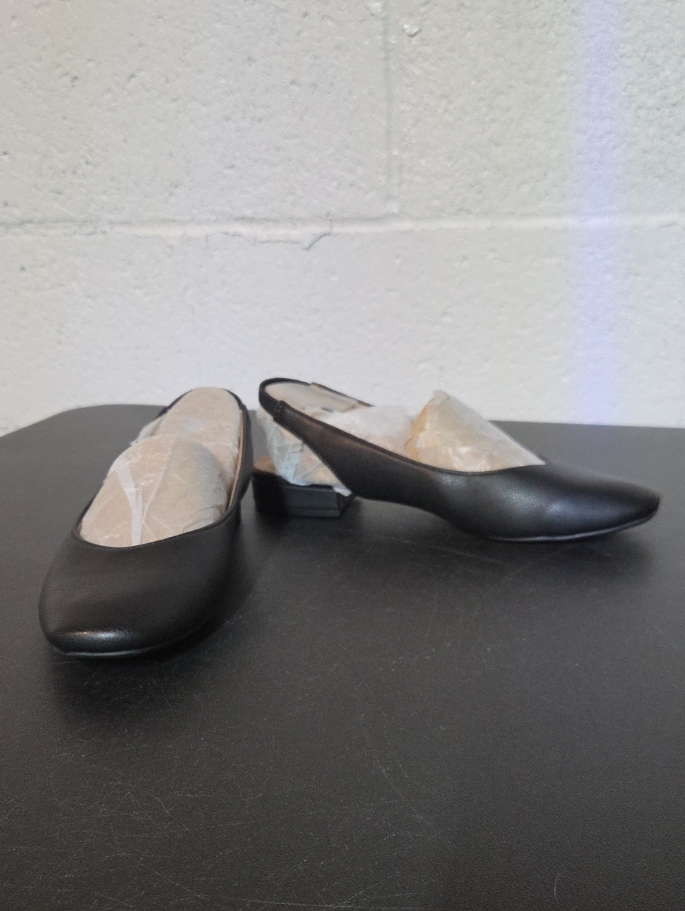 Life Stride Black Slip-On Mule with Low Block Heel